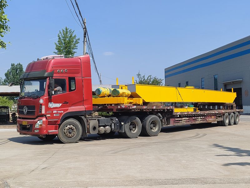 電動葫蘆橋式起重機  LH16/5t-16.4m 制作完成，發往湖南交付客戶使用。